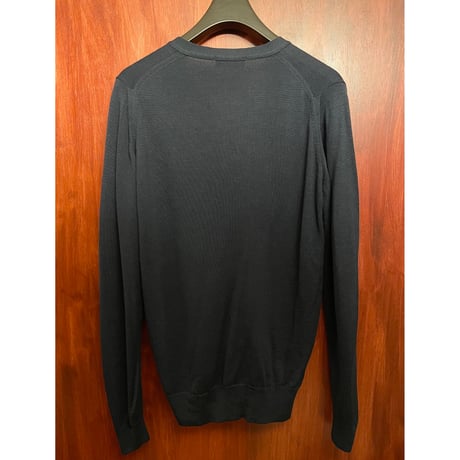 ▲訳あり商品▲ MADE IN GREAT BRITAIN製 JOHN SMEDLEY メリノウールカーディガン ネイビー Sサイズ