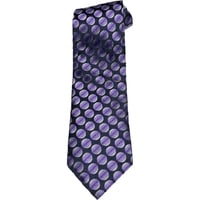 MADE IN ITALY製 Brioni HANDMADE ジャガード織り総柄シルクネクタイ