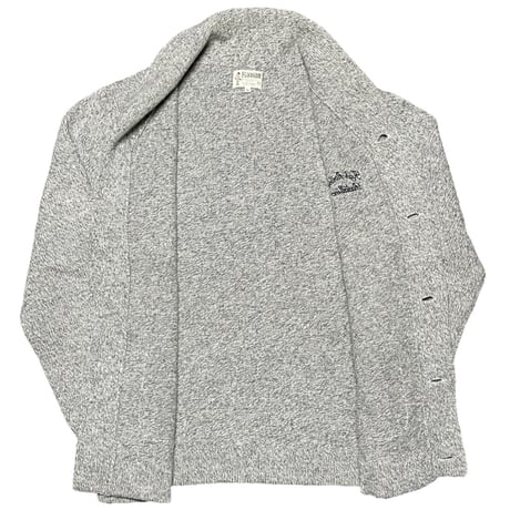 MADE IN JAPAN製 RADIALL ショールカラーウールニットカーディガン グレー XLサイズ