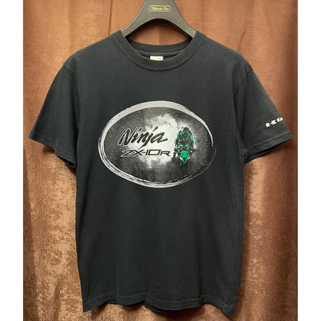 Kawasaki Ninja ZX-10R プリントTシャツ ブラック Lサイズ