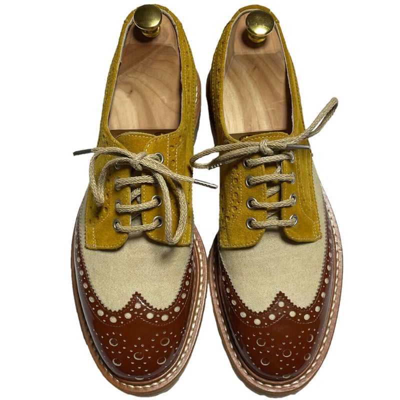 MADE IN ITALY製 HAL italian handmade ウイングチップシューズ MADE IN ITALY製 HAL italian handmade ウイングチップシューズ