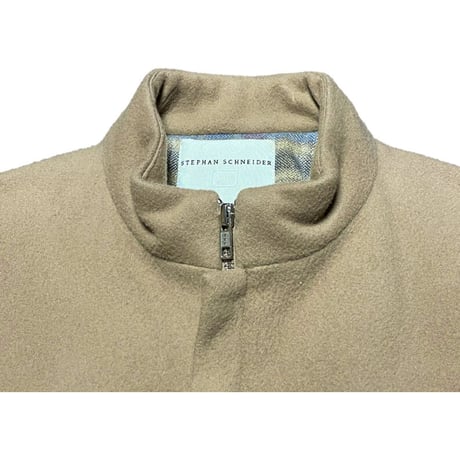 MADE IN BELGIUM製 STEPHAN SCHNEIDER フルジップウールジャケット ベージュ 3サイズ