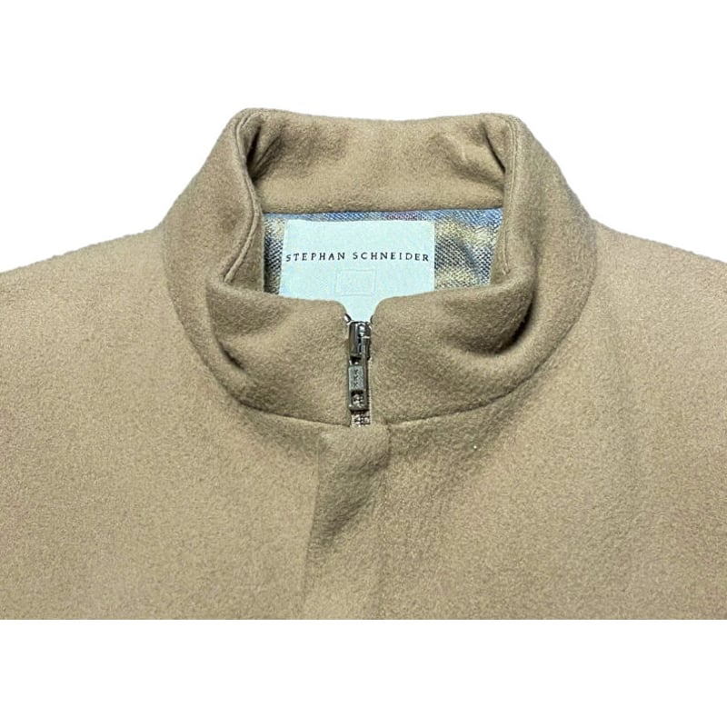 MADE IN BELGIUM製 STEPHAN SCHNEIDER フルジップウールジャケッ MADE IN BELGIUM製 STEPHAN SCHNEIDER フルジップウールジャケッ