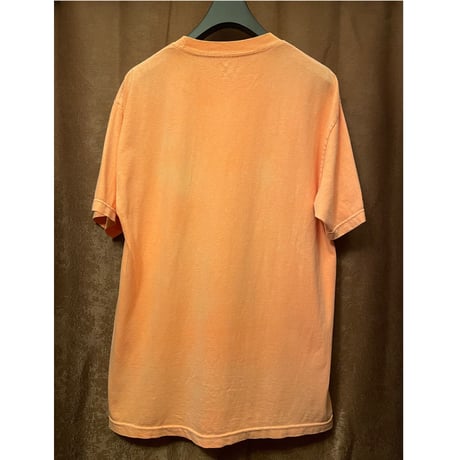 MADE IN USA製 ROCKERS NYC プリントTシャツ オレンジ Lサイズ