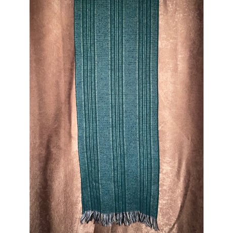 ☆タグ付き新古品☆ MADE IN FRANCE製 ABBANDONO アクリルウールマフラー グリーン Fサイズ