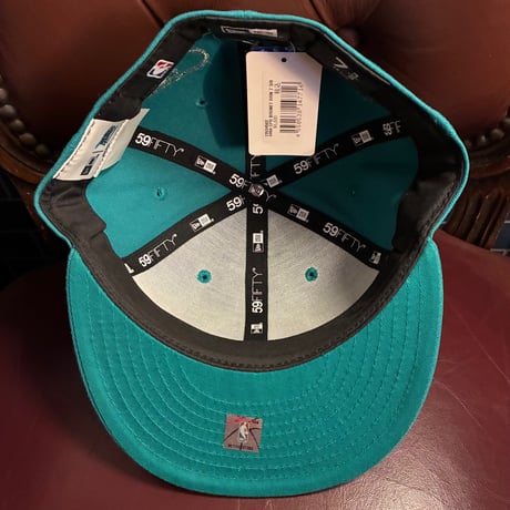 ☆タグ付き新古品☆ NEW ERA × BROOKLYN NETS × COIN PARKING DELIVERY 59FIFTY ベースボールキャップ グリーン 7-3/8 58.7cm