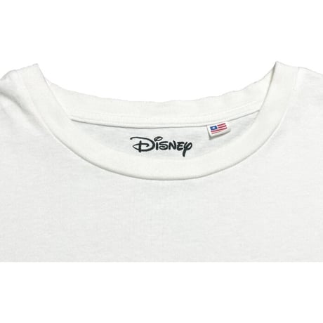 GLOBAL WORK × Disney MICKEY MOUSE プリントTシャツ ホワイト Lサイズ