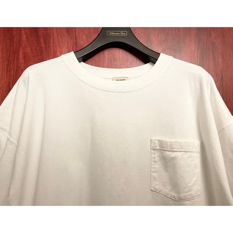 MADE IN USA製 Goodwear ポケット付きビッグシルエットTシャツ ホワイト Fサイズ