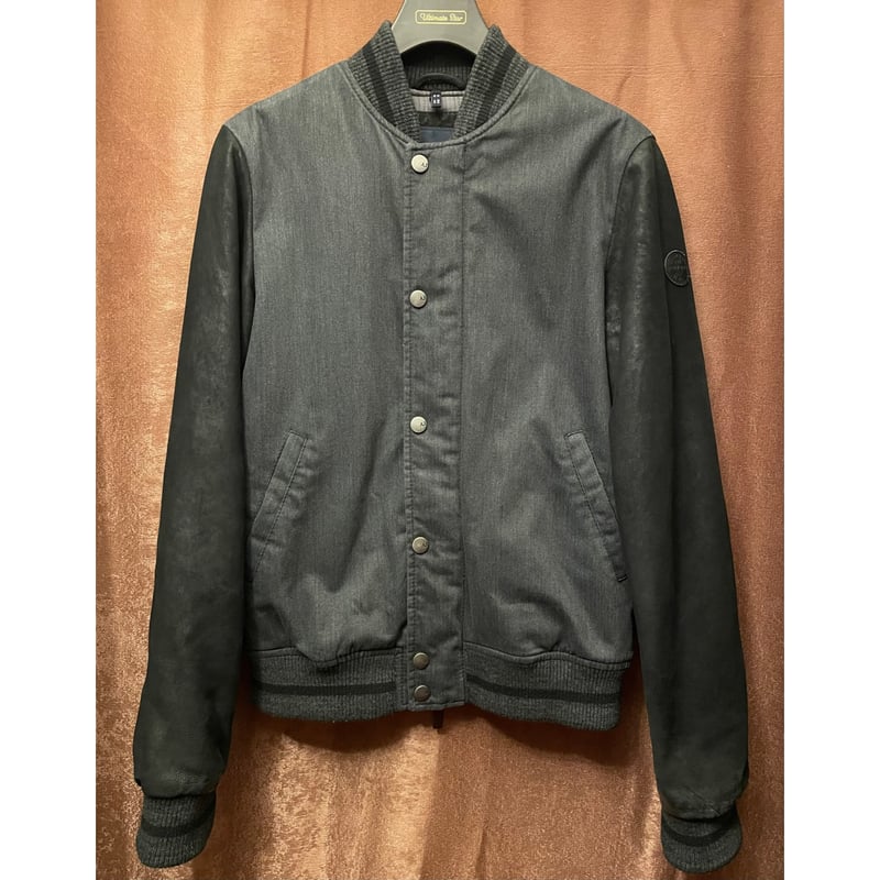 ラムレザージャケット★アルマーニジーンズ☆ ARMANI JEANS 30周年記念モデル ブラック ラムレザージャケット