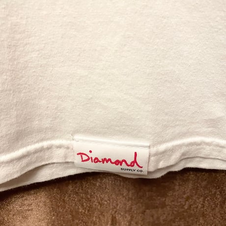 MADE IN MEXICO製 Diamond Supply Co. 半袖プリントTシャツ ホワイト Mサイズ
