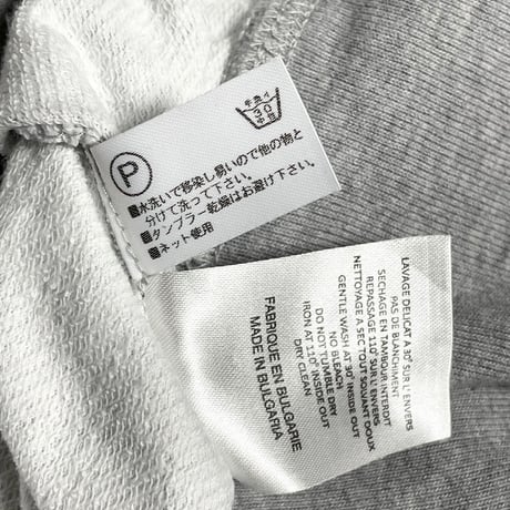 MADE IN BULGARIA製 CARVEN 総柄トレーナー グレー Mサイズ