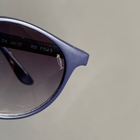 ★新品★ MADE IN ITALY製 SARAGHINA GILDA 02-LA サングラス ネイビー ネイビーレンズ