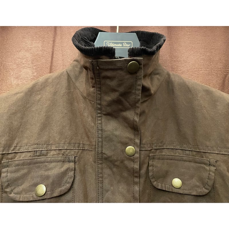 極美品　バブアー　ビデイル　オイルドジャケット　ハンティングジャケット　ブラウン MADE IN ENGLAND製 フルジップハンティングオイルドジャケット