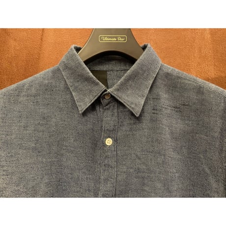 MADE IN JAPAN製 N.HOOLYWOOD 長袖コットンシャツ インディゴ 40サイズ