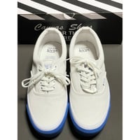 箱付き WTAPS×VANS OG Era LX Wネームスニーカー ホワイト×ブルー US8/26cm