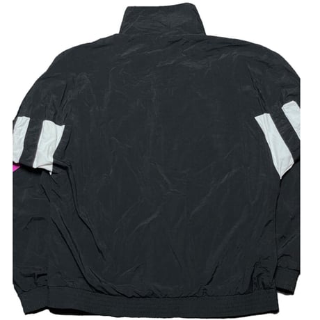 old adidas フルジップナイロンジャケット マルチカラー MLサイズ