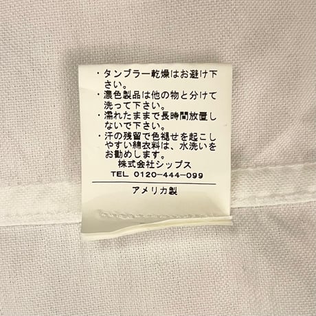 MADE IN USA製 GENERAL SUPPLY 半袖ボタンダウンオックスフォードシャツ ホワイト Mサイズ