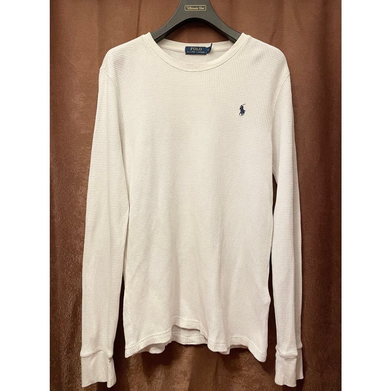 ホワイト 長袖カットソー M 美品】MARK&LONA ホワイト 長袖サイズ38