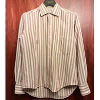 MADE IN ITALY製 Loro Piana ストライプ柄 長袖オックスフォードシャツ マルチカラー Sサイズ