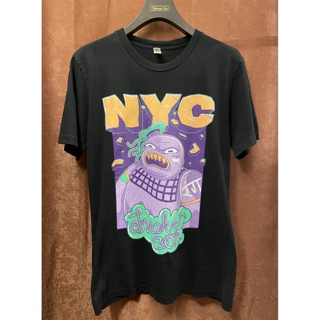 激レア MADE IN USA製 Sneaker Con 2017 NYC OFFICIAL MERCH プリントTシャツ ブラック Mサイズ