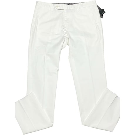 ☆タグ付き新古品☆ MADE IN JAPAN製 DESIGNWORKS スラックス ホワイト 48サイズ 裾フリー