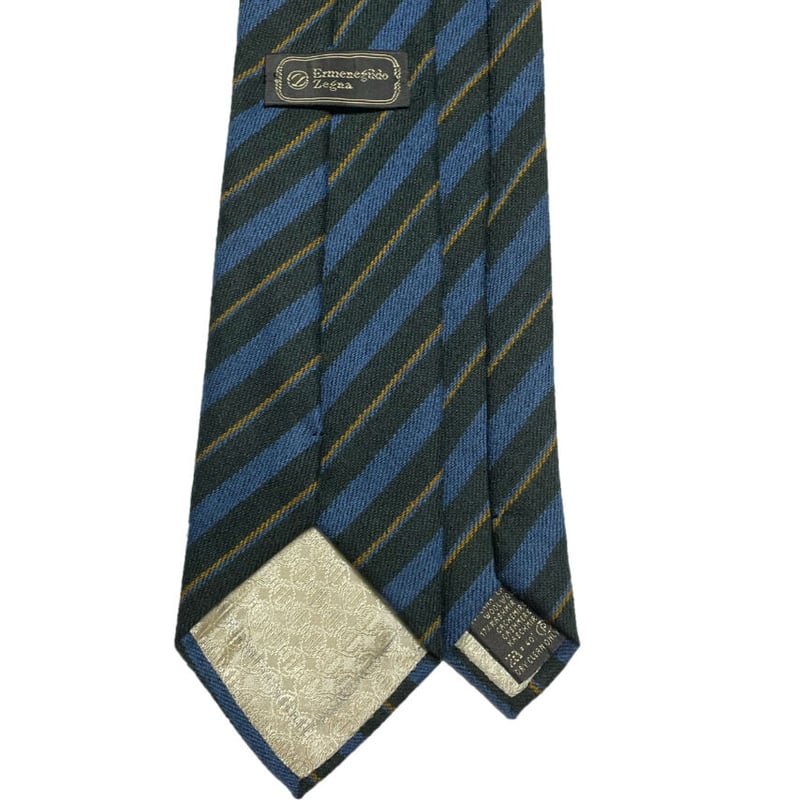 MADE IN ITALY製 Ermenegildo Zegna レジメンタルストライプ柄