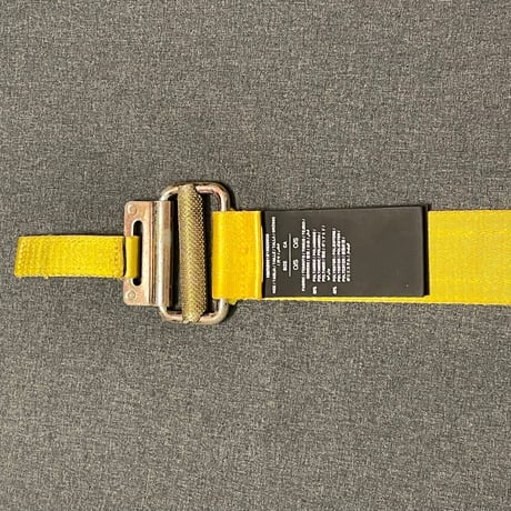 MADE IN ITALY製 HERON PRESTON インダストリアルベルト イエロー O/Sサイズ