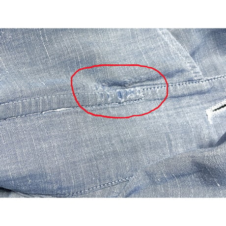 ▲訳あり商品▲ MADE IN ITALY製 TRUZZI 長袖ダンガリーシャツ ライトインディゴ