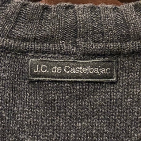MADE IN ITALY製 Jc de Castelbajac × LOONEY TUNES 1997年モデル ウールベスト グレー 56サイズ