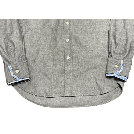 MADE IN JAPAN製 CASH CA ENGLAND 長袖シャツ グレー Sサイズ