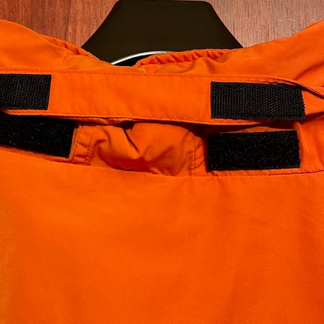 90s Polo by Ralph Lauren フード付き中綿フルジップジャケット オレンジ XXLサイズ