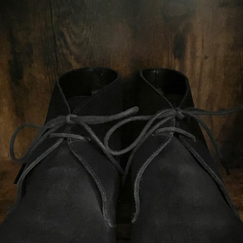 箱付き UNITED ARROWS スウェードチャッカブーツ ネイビー 8サイズ