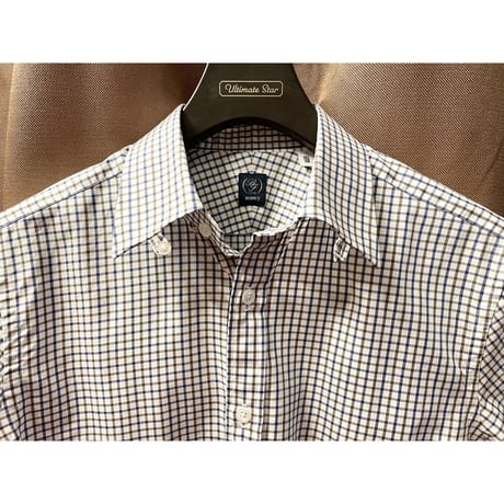 MADE IN JAPAN製 BEAMS F 長袖ブロックチェックシャツ マルチカラー 39-15 1/2サイズ