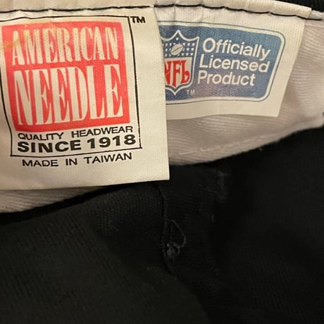 レア 90s AMERICAN NEEDLE NFL New York Giants OTTOボディ ヴィンテージスナップバックキャップ ブラック