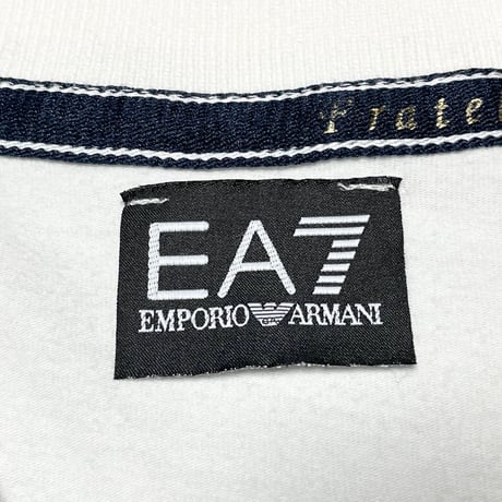 EA7 EMPORIO ARMANI 長袖ポロシャツ ホワイト Mサイズ