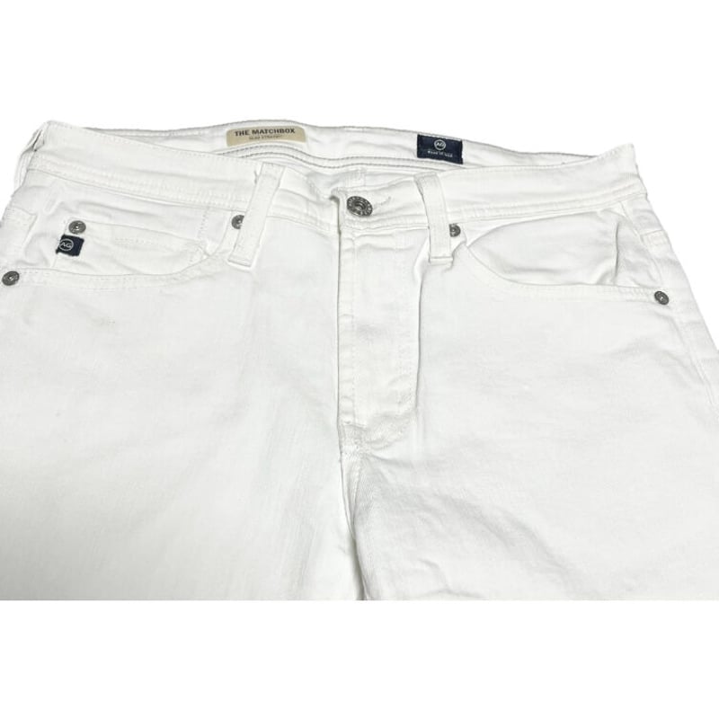 MADE IN USA製 ADRIANO GOLDSCHMIED ホワイトデニムパンツ ホワイ