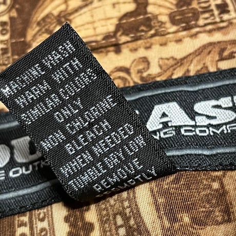 レア THE OUTKAST CLOTHING COMPANY 長袖総柄シャツ ブラウン XXLサイズ
