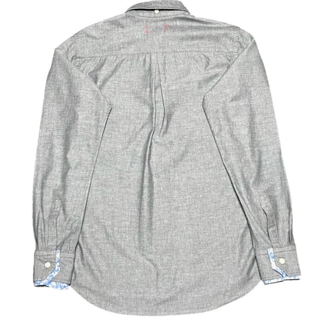 MADE IN JAPAN製 CASH CA ENGLAND 長袖シャツ グレー Sサイズ