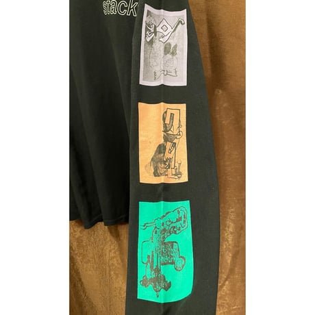 BlackEyePatch × BEAMS T RUSSELL MAURICE 長袖プリントTシャツ ブラック Sサイズ