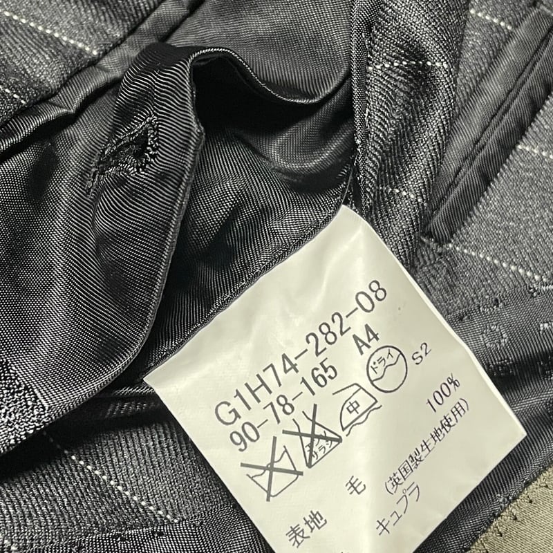 MADE IN JAPAN製 MACKINTOSH LONDON 英国生地使用3ピースストライ...