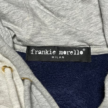 MADE IN ITALY製 frankie morello フルジップパーカー ブラウン Mサイズ