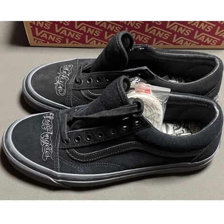 ☆タグ付き新古品☆ 箱付き NEIGHBORHOOD × MR.CARTOON × VANS OLD SKOOL 36 Dx トリプルネームスニーカー ブラック US9.5/27.5cm