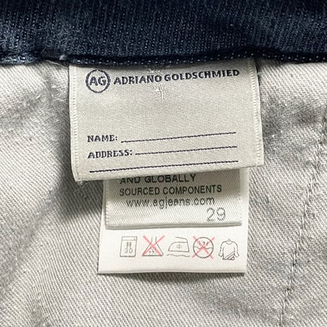 MADE IN USA製 ADRIANO GOLDSCHMIED デニムジョガーパンツ インディゴ W29サイズ