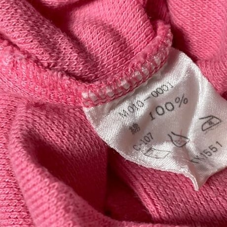 90s ナイガイ製 Polo by Ralph Lauren 半袖鹿の子ポロシャツ ピンク Mサイズ