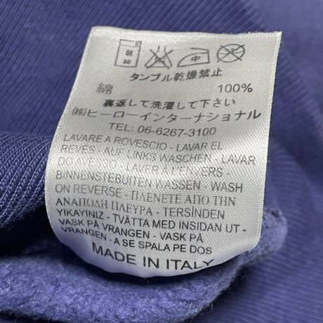 MADE IN ITALY製 FRANKLIN&MARSHALL フルジップパーカー ネイビー Sサイズ