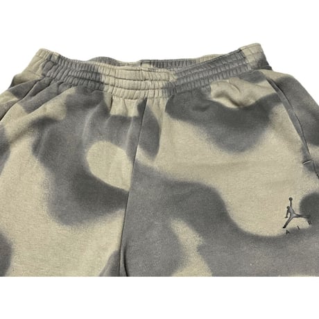 AIR JORDAN 裏起毛スウェットパンツ モスグリーン×チャコールグレー Lサイズ