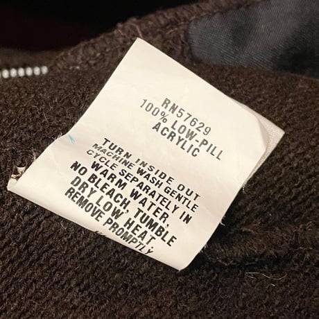 MADE IN MEXICO製 New York City Garments フルジップカーディガン ブラウン Sサイズ