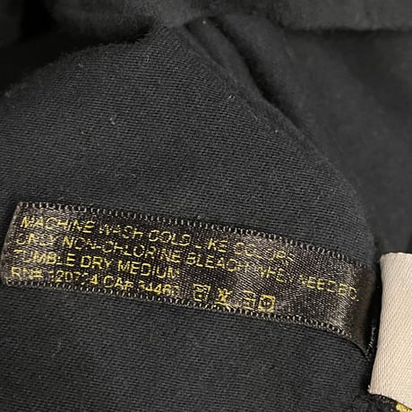 MADE IN USA製 Smet 長袖プリントTシャツ ブラック Sサイズ