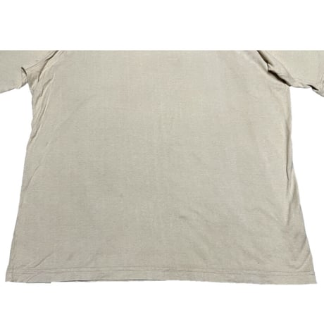 MADE IN ITALY製 ARMANI JEANS ラグラン半袖Tシャツ キャメル Sサイズ