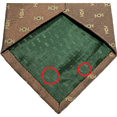 ▲訳あり商品▲ MADE IN ITALY製 Andrew's Ties Zadi キャンディー小紋柄シルクネクタイ ベージュ